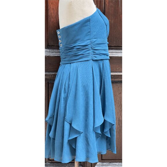 David's Bridal Strapless Formal Strapless Fairy Dress - Size 12 - Picture 8 of 11